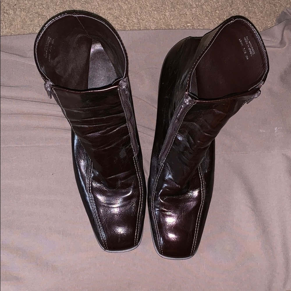 FRANCO SARTO Black heeled Booties size W8